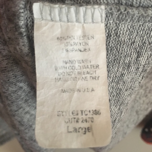 Wanna B Gray Sweater with Embellished Slee… - Picture 9 of 9